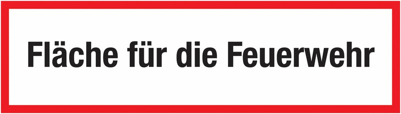 GLOBAL CARTELLO SEGNALETICO UNI - Fläche für die Feuerwehr - Adesivo Extra Resistente, Pannello in Forex, Pannello In Alluminio