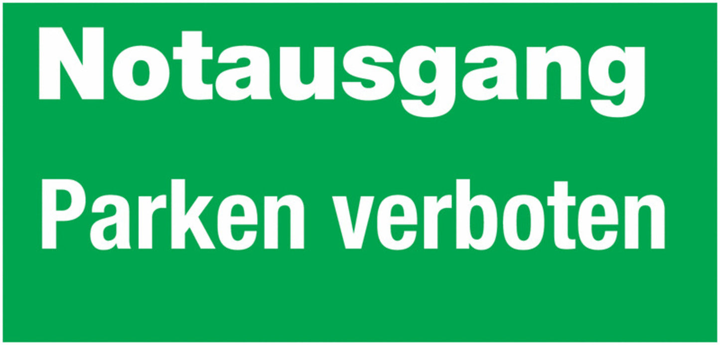 GLOBAL CARTELLO SEGNALETICO UNI - Parken verboten - Adesivo Extra Resistente, Pannello in Forex, Pannello In Alluminio