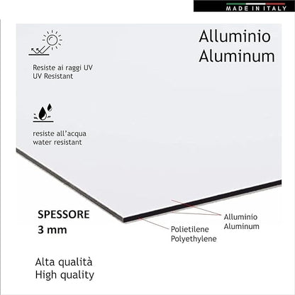 ICE NE PAS UTILISER D'EAU POUR ETEINDRE LES INCENDIES - CARTELLO SEGNALETICO UNI ISO 7010 in Adesivo, Pannello in Forex, Pannello In Alluminio