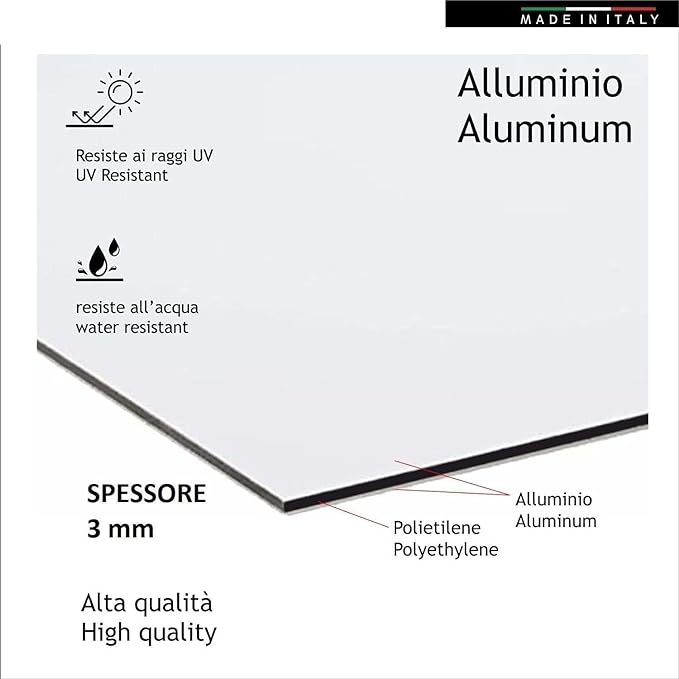 PERICOLO ELETTRICO 230 V 400 V 50 Hz - CARTELLO SEGNALETICO UNI ISO 7010 in Adesivo Resistente, Pannello in Forex, Pannello In Alluminio