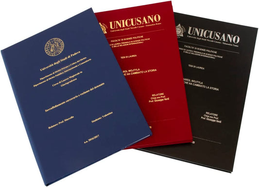 Stampa Tesi Di Laurea Online - VASTO ASSORTIMENTO DI COPERTINE - Stampa in bianco e nero o a colori