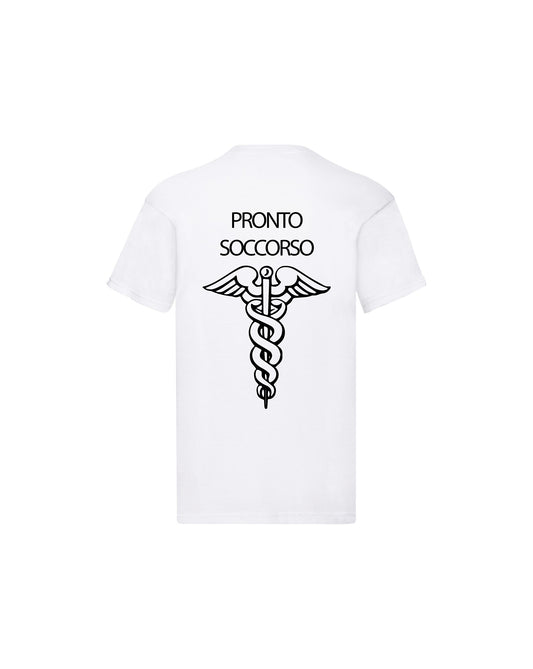 T-Shirt Uomo o Donna Cotone Basic Super vestibilità Top qualità - Operatore Pronto Soccorso - Personalizzata con Nome