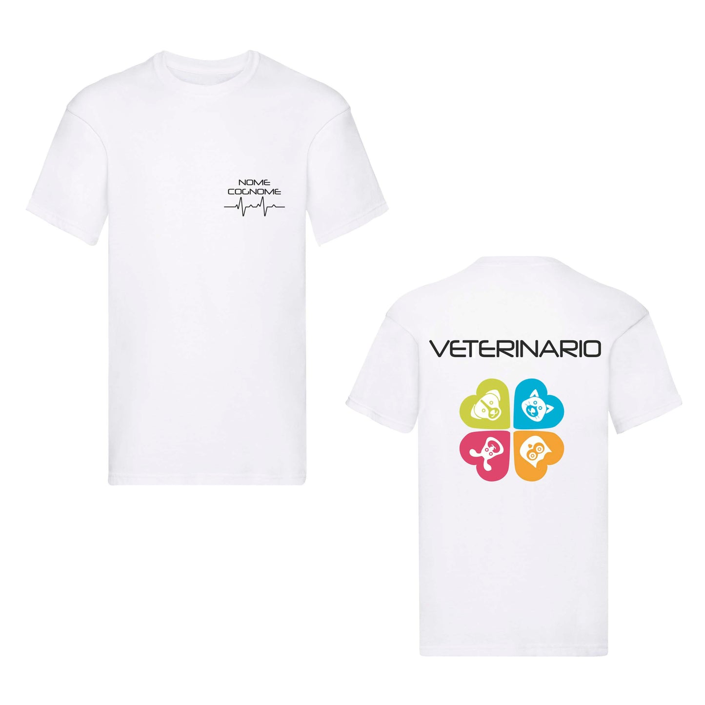 Shopper bio compostabile T-shirt con manico - Personalizzate