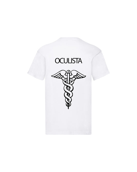 T-Shirt Uomo o Donna Cotone Basic Super vestibilità Top qualità - Operatore Oculistica - Personalizzata con Nome